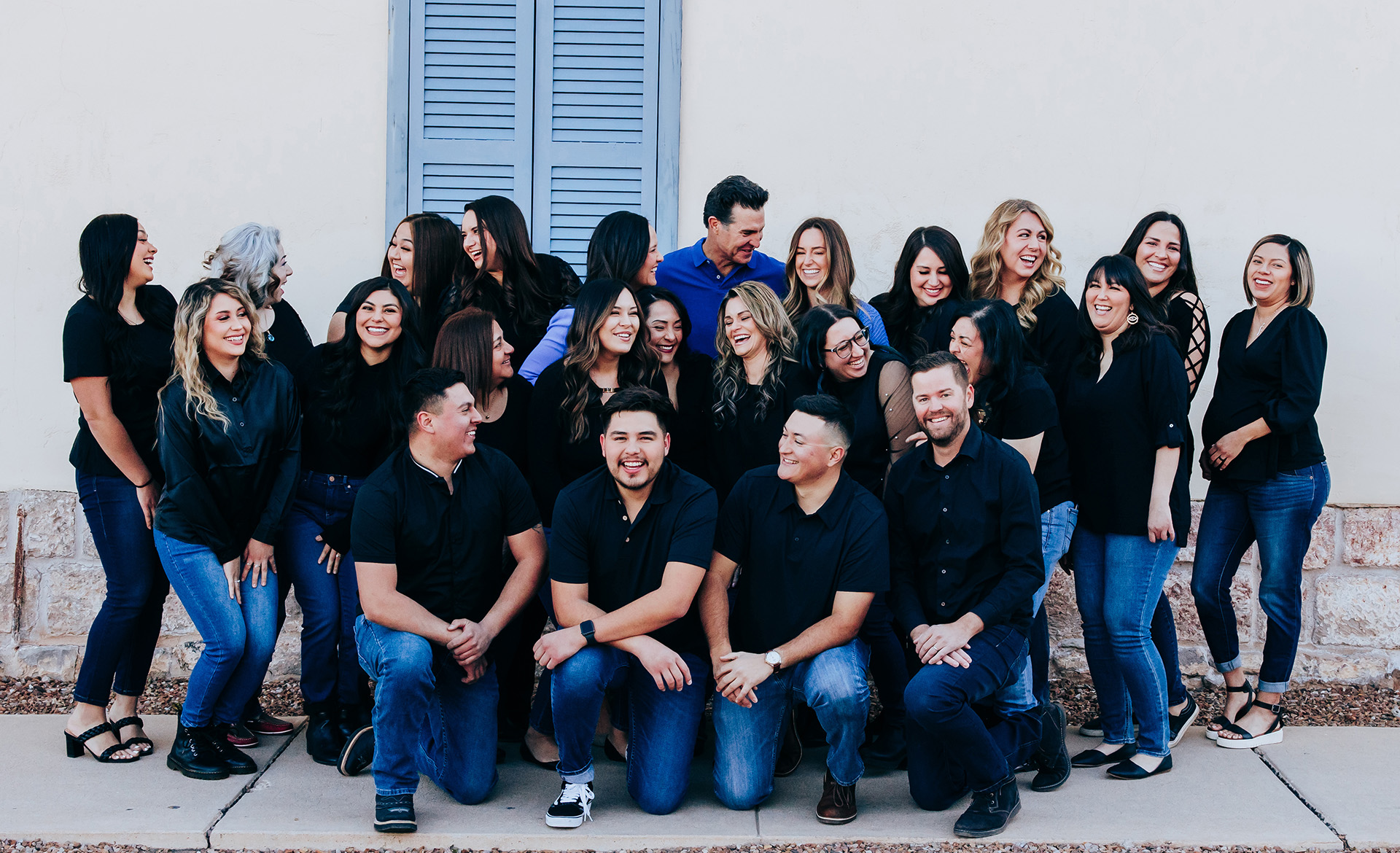 Dr Eric Leber and Office Team